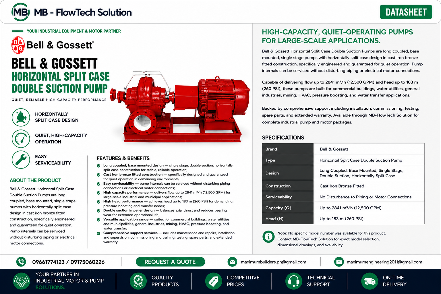 HSC Horizontal Split Case Brochure